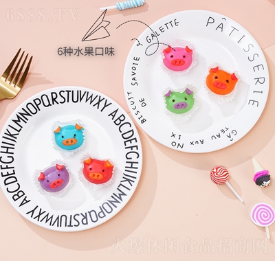 樂滿屋小豬巧克力25粒造型代脂巧克力零食