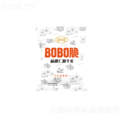 金冠糖果298gBOBO扁桃仁脆牛軋糖