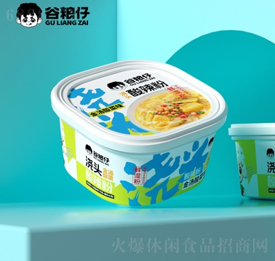 谷糧仔澆頭酸辣粉