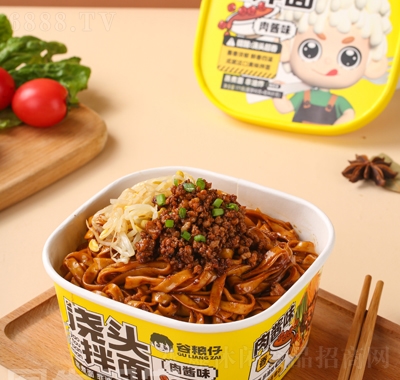 谷糧仔澆頭拌面肉醬味1