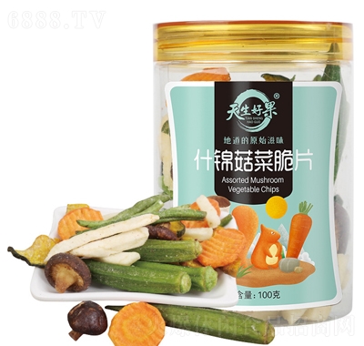 天生好果香菇脆片黃秋葵特色伴手禮包果蔬干禮盒什錦菇脆