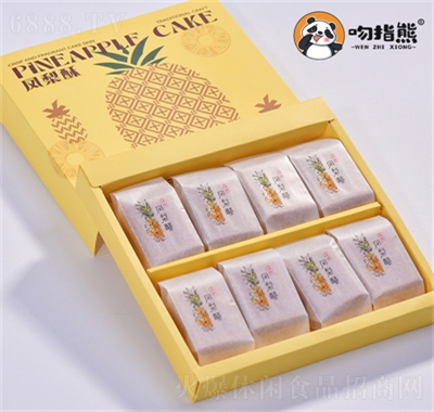 吻指熊臺式鳳梨酥禮盒休閑食品網紅臺灣風味小吃糕點