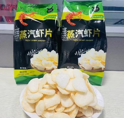 天億源膨化食品蒸汽蝦片鮮蝦味85克