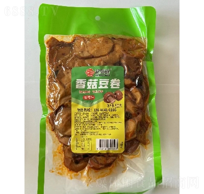 吧嗒碗休閑豆干香菇豆卷（香辣味）
