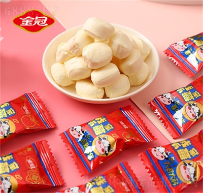 金冠我家有喜牛奶糖結(jié)婚喜糖喜慶紅色包裝婚慶休閑食品代理