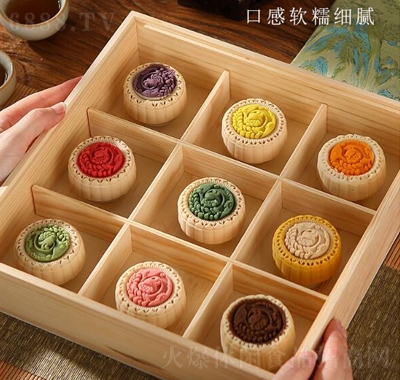 百齡麥宋風(fēng)雅韻月餅禮盒