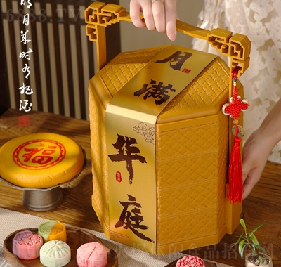 百齡麥月餅禮盒裝廣式蛋
