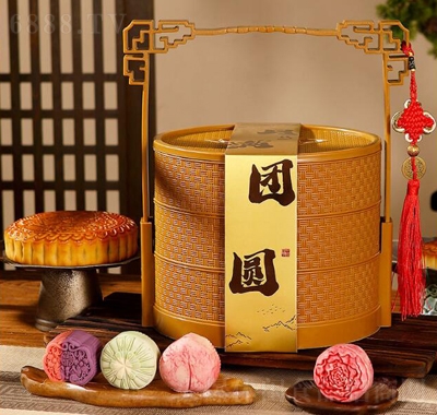 百齡麥月餅禮盒裝廣式蛋