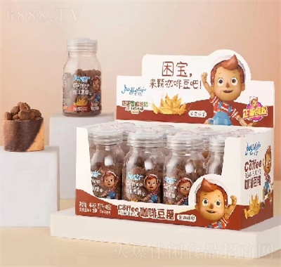 爽立方58克咖啡豆麥香味壓片糖果