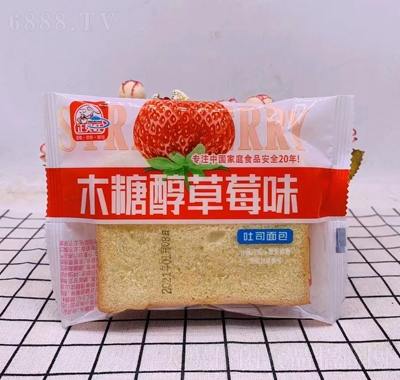 正貝旺木糖醇草莓味吐司