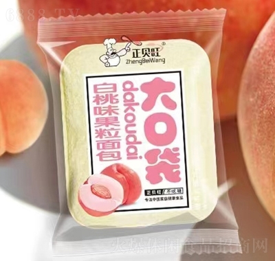 正貝旺大口袋白桃果粒面