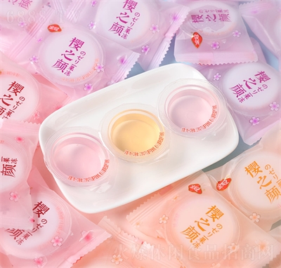 金冠櫻之顏水果味果凍網紅休閑零食品